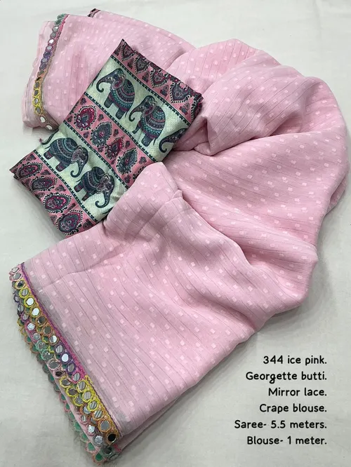 Elegant Designer Soft Georgette Saree